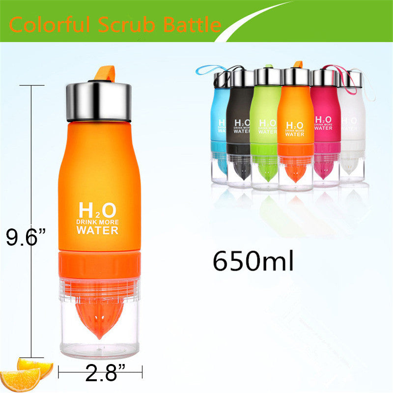 Plastic Water Fruit Infusion Bottle