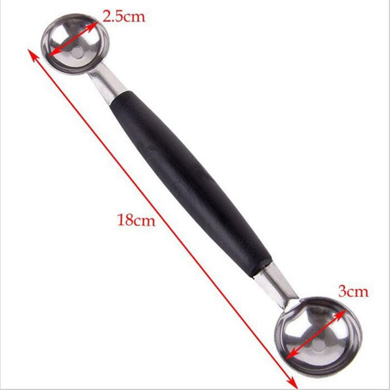 Double-end Melon Baller Scoop Fruit Spoon - Kichcart