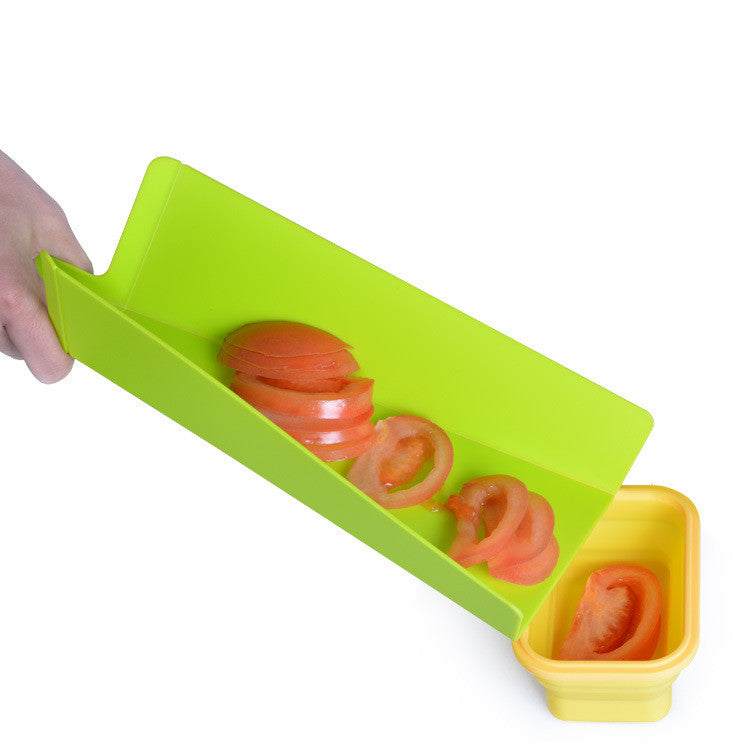 Plastic Foldable Cutting Board Kitchen Prep Mat  - Kichcart