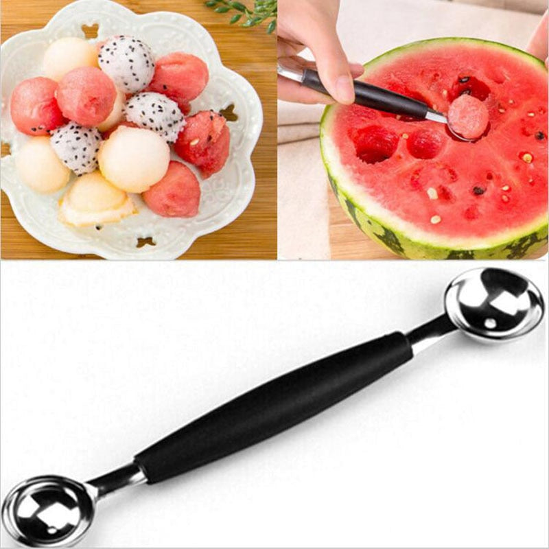 Double-end Melon Baller Scoop Fruit Spoon